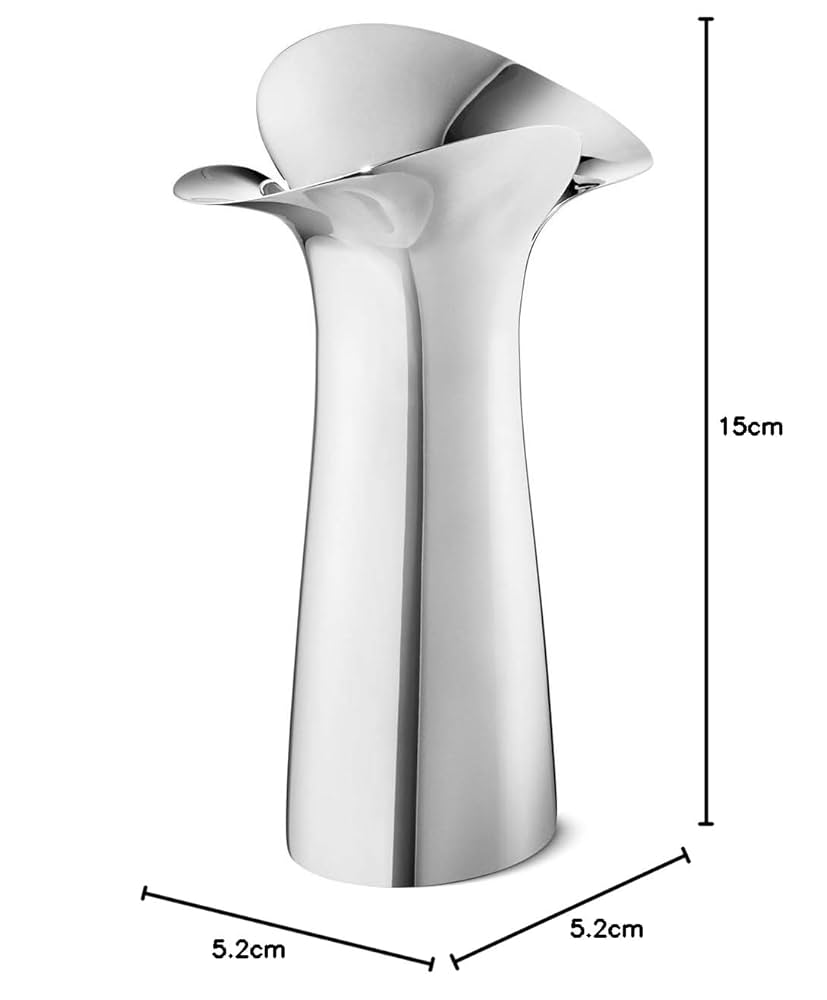 Amazon.co.jp: Georg Jensen 花瓶 フラワーベース 15cm BLOOM